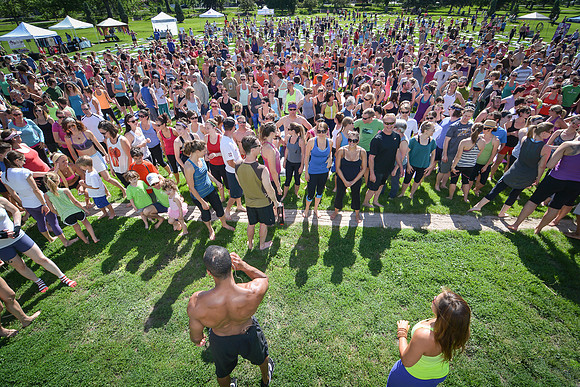 Yoga Rocks the Park Denver