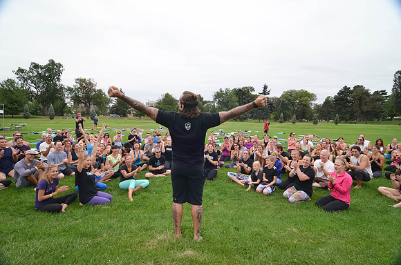 Yoga Rocks the Park Denver