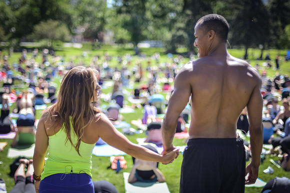 Yoga Rocks the Park