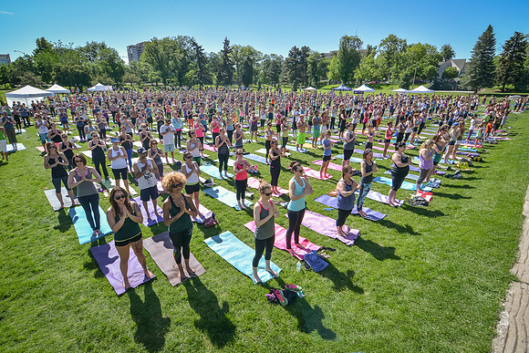 Yoga Rocks the Park Denver